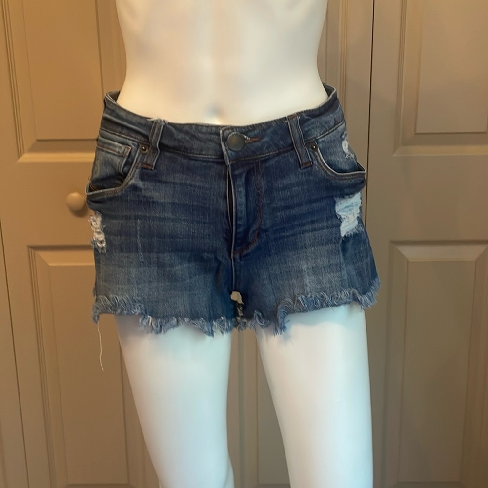 STS BLUE distressed jean shirt